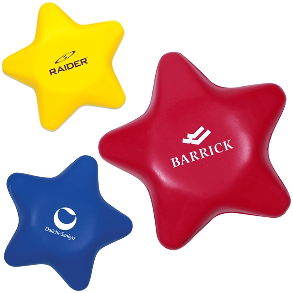 Handcrafted polyurethane foam star stress reliever.... from ASI 57956 Graphco line