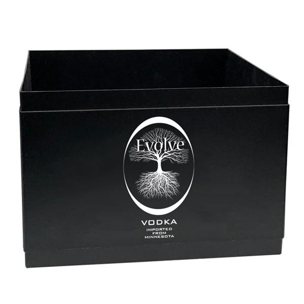 5.5" x 5.5" x 4.3" black stainless steel napkin holder.... from ASI 62677 iline PROMO (The Innovative Line) / iline PROMO (The Innovative Line)