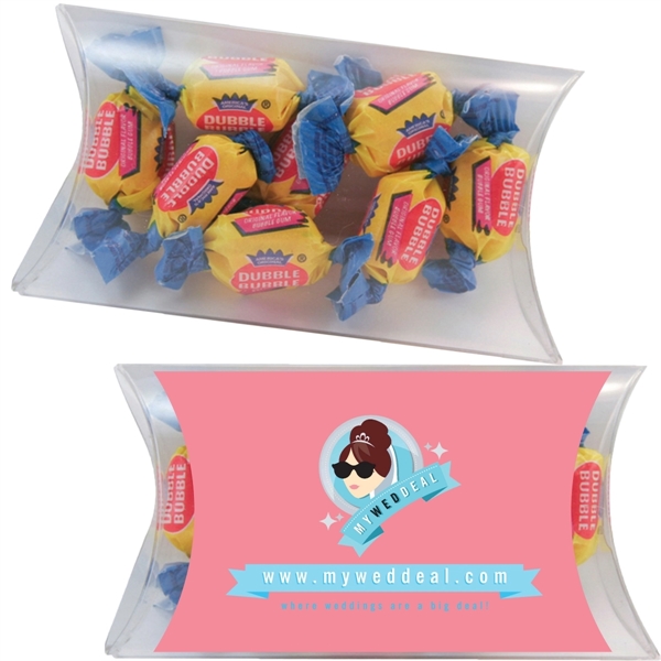 Crystal clear pillow pack with four color process inserted image and... from ASI 61125 Hit Promotional Products