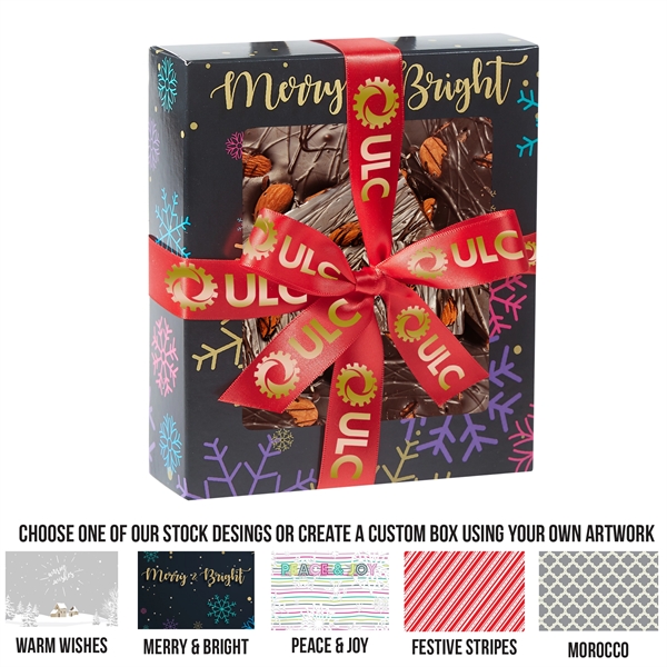 Chocolate Bark Gift Box. 9.7 oz.... from ASI 71685 Midnite Snax®