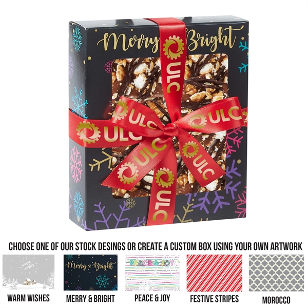 Chocolate Bark Gift Box. 9.7 oz.... from ASI 71685 Midnite Snax®