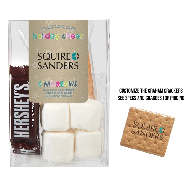 Microwave kit contains 2 Graham Cracker Sheets, 2 Hershey's® Fun Size... from ASI 71685 Midnite Snax®