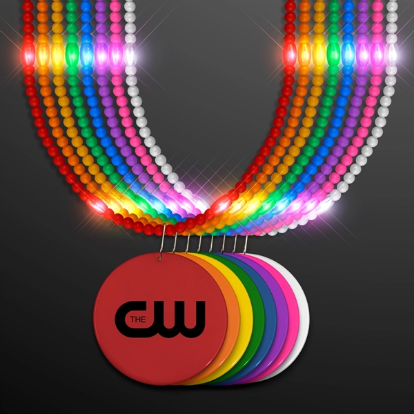 Still-Light Beads with Medallions; Imprinted Pricing... from ASI 34194 ALightPromos