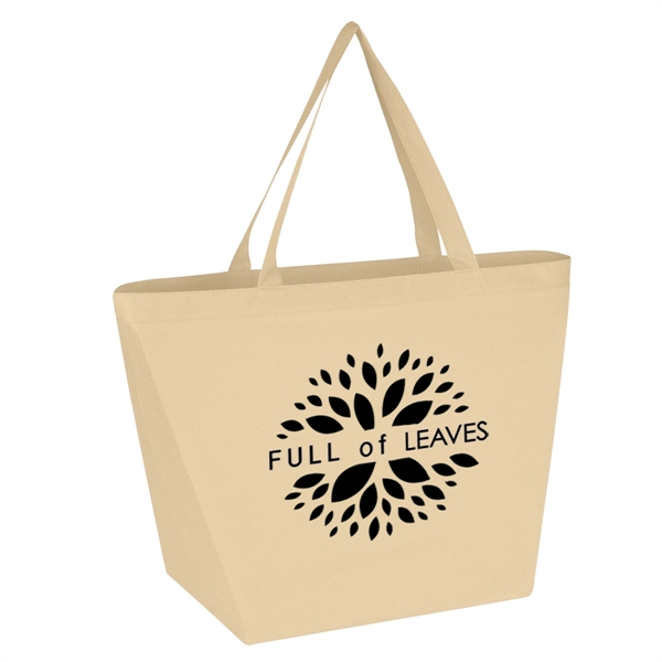 Non-Woven Budget Shopper Tote Bag.  Made of 80 Gram Non-Woven,... from ASI 61125 Hit Promotional Products / Hit®