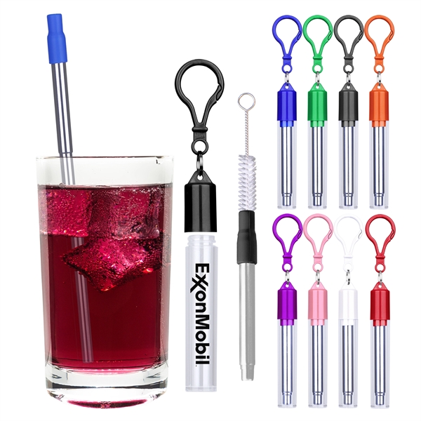 Retractable Stainless Steel Straw... from ASI 74585 Nu Promo International / Nu Promo Line