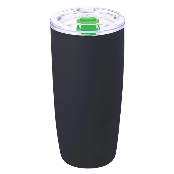 19 oz. matte black tumbler with double wall insulation and acrylic... from ASI 61125 Hit Promotional Products / Hit®