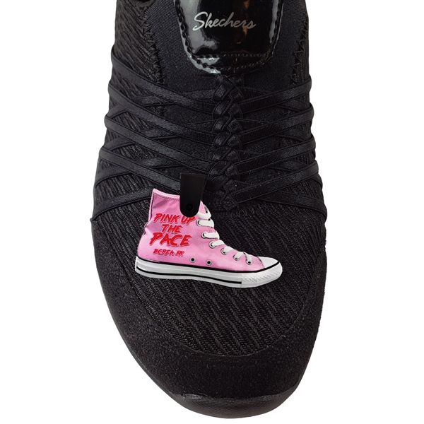 Custom Full Color Dye Sublimation Shoe Tags with hole and plastic... from ASI 90160 Suntex Industries