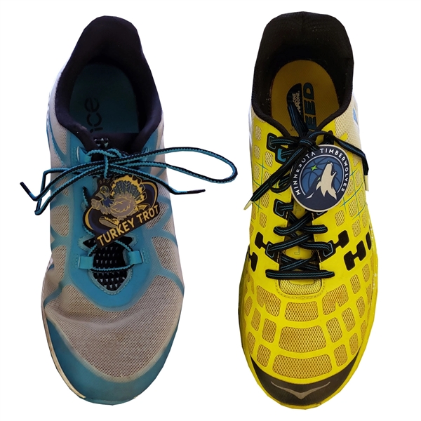 Custom Full Color Dye Sublimation Shoe Tags with hole and plastic... from ASI 90160 Suntex Industries