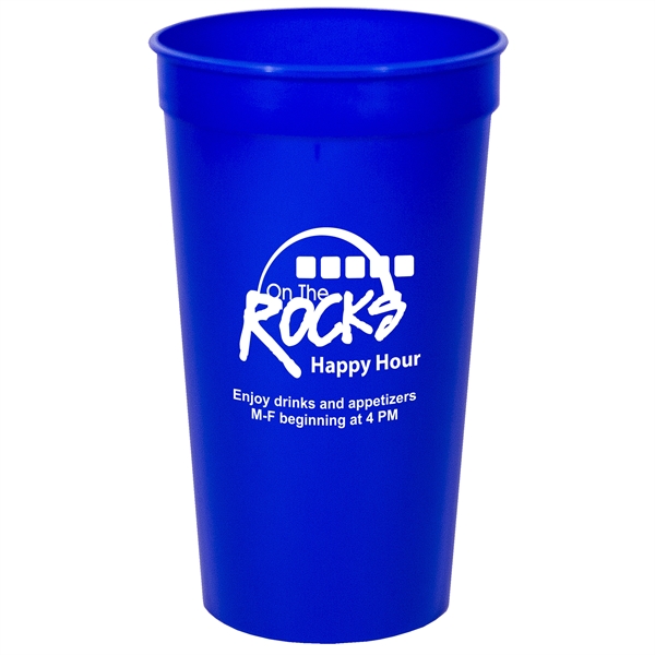 Smooth colored 32 oz stadium cup.... from ASI 88200 TK Sorg's - A Div of Arch Promo Group, LLC / PETITE