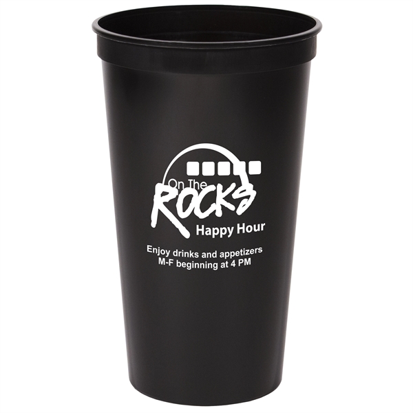 Smooth colored 32 oz stadium cup.... from ASI 88200 TK Sorg's - A Div of Arch Promo Group, LLC / PETITE