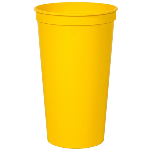 Smooth colored 32 oz stadium cup.... from ASI 88200 TK Sorg's - A Div of Arch Promo Group, LLC / PETITE