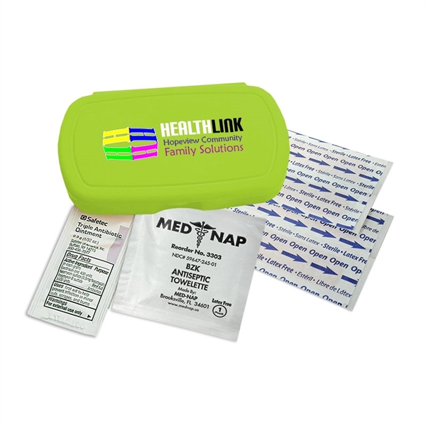 First aid kit. Oval shape, pocket size, elegant details.... from ASI 55990 Garyline