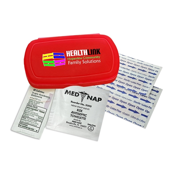 First aid kit. Oval shape, pocket size, elegant details.... from ASI 55990 Garyline