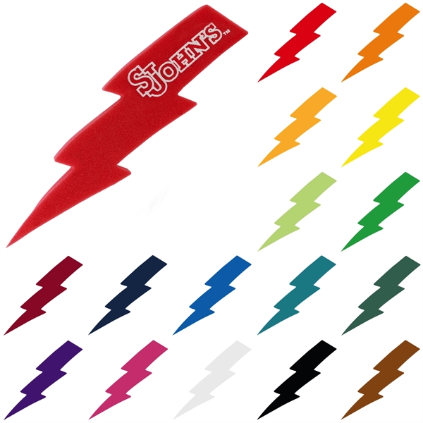Foam lightening bolt waver, 17" x 5.25".... from ASI 54886 Foamworx