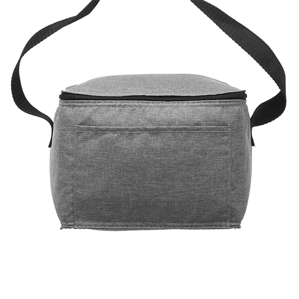 Insulated cooler lunch bag made from heathered fabric; includes zipper closing... from ASI 39552 BEL Promo