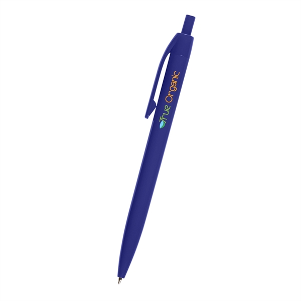 Glossy solid color plunger action pen... from ASI 61125 Hit Promotional Products / Hit®