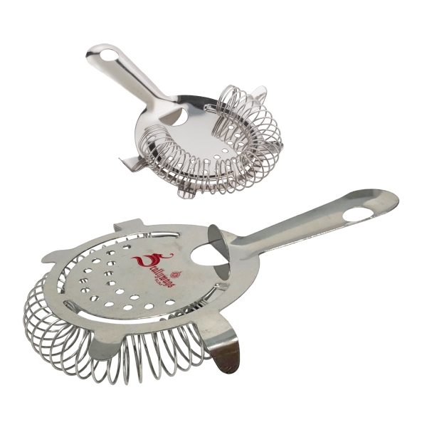 Stainless steel four-prong spring style strainer with handle.... from ASI 62677 iline PROMO (The Innovative Line)