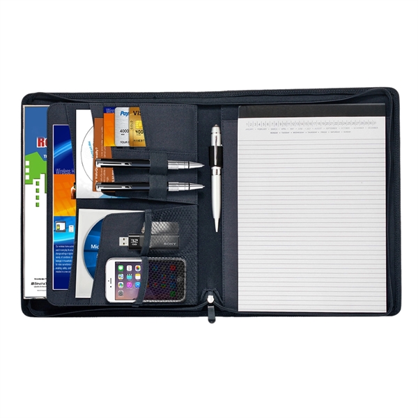 This black business portfolio is beautifully designed and extremely functional.... from ASI 73010 Natico Originals Inc