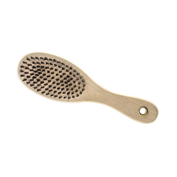 Double-Sided Pet Brush--detangles knots, loosens hair and trapped dirt; 1-color imprint... from ASI 92980 WOV-IN® / Promopet