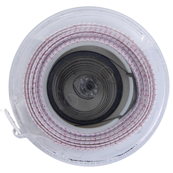 Clear tape measure with 5' push button retractable plastic tape that... from ASI 61125 Hit Promotional Products / Hit®