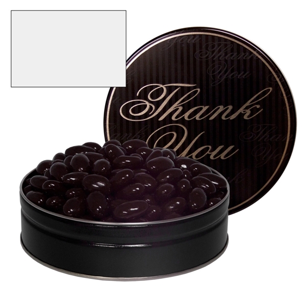 Tin filled with multiple filler options of good gift snacks and... from ASI 61125 Hit Promotional Products