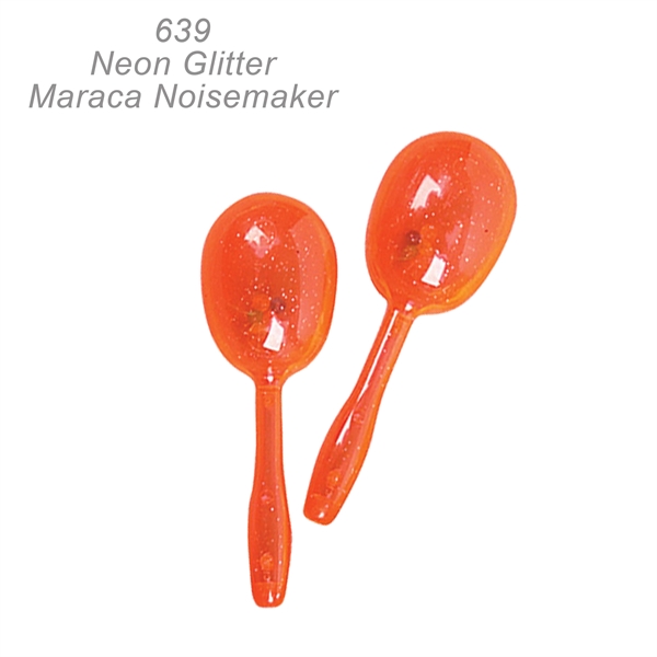 Neon Glitter Maracas 5"... from ASI 45100 Chulani Promotional Products, Inc / Competitive Edge Innovations/Chulani