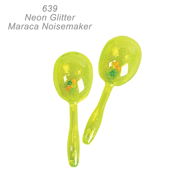 Neon Glitter Maracas 5"... from ASI 45100 Chulani Promotional Products, Inc / Competitive Edge Innovations/Chulani