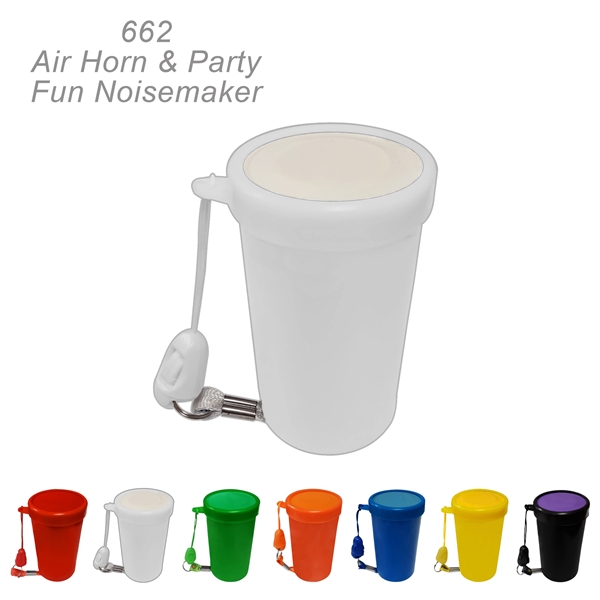 Super air horn blaster noise maker and lanyard, 3" - Ready... from ASI 45100 Chulani Promotional Products, Inc / Competitive Edge Innovations/Chulani