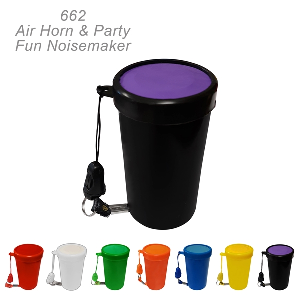 Super air horn blaster noise maker and lanyard, 3" - Ready... from ASI 45100 Chulani Promotional Products, Inc / Competitive Edge Innovations/Chulani