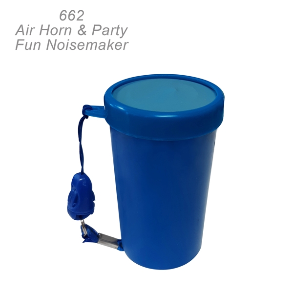 Super air horn blaster noise maker and lanyard, 3" - Ready... from ASI 45100 Chulani Promotional Products, Inc / Competitive Edge Innovations/Chulani