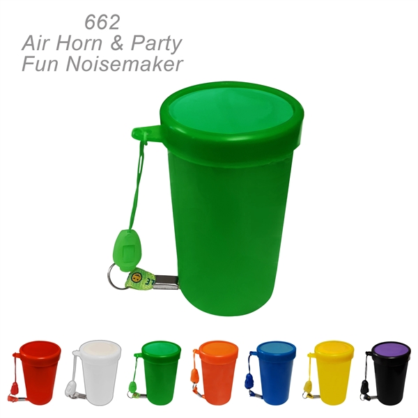 Super air horn blaster noise maker and lanyard, 3" - Ready... from ASI 45100 Chulani Promotional Products, Inc / Competitive Edge Innovations/Chulani