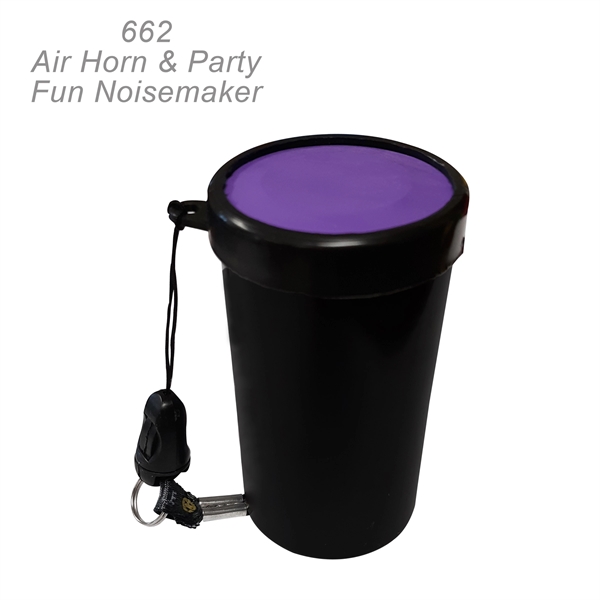 Super air horn blaster noise maker and lanyard, 3" - Ready... from ASI 45100 Chulani Promotional Products, Inc / Competitive Edge Innovations/Chulani