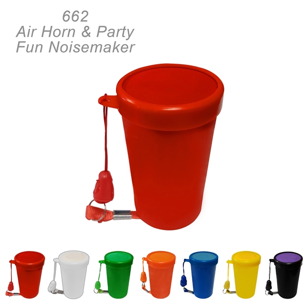 Super air horn blaster noise maker and lanyard, 3" - Ready... from ASI 45100 Chulani Promotional Products, Inc / Competitive Edge Innovations/Chulani