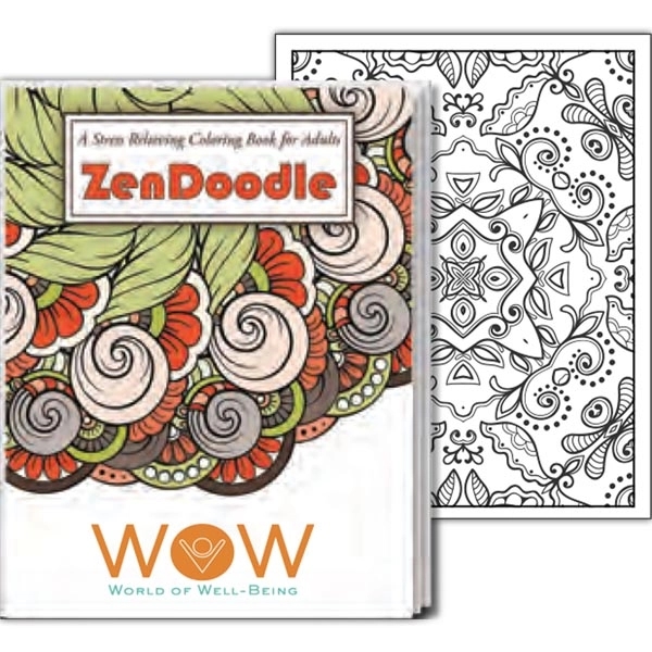 ZenDoodle stress relieving coloring book for adults.... from ASI 45815 Coloring Book Solutions / Coloring Book Solutions™ LivRite