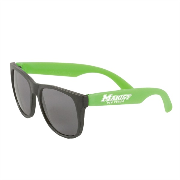 Plastic Sunglasses with UV400 protection in an assortment of color choices.... from ASI 63549 Jornik Manufacturing Corp / Jornik