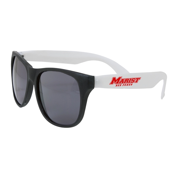 Plastic Sunglasses with UV400 protection in an assortment of color choices.... from ASI 63549 Jornik Manufacturing Corp / Jornik