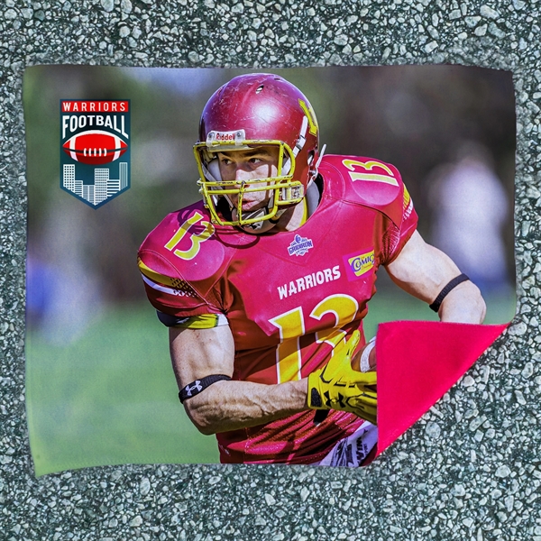 15" x 18" terry velour, hemmed, 100% cotton rally towel.... from ASI 79750 Pro Towels