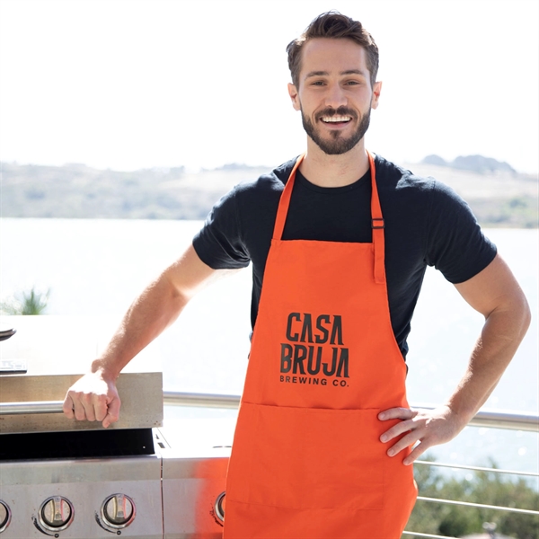 27" x 31" chef's apron with adjustable neck strap, pocket and... from ASI 90913 Terry Town