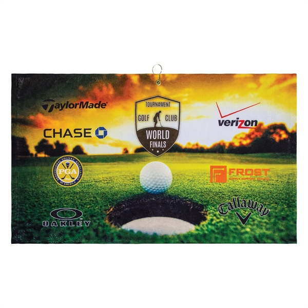 24" x 42" caddy towel with upper middle hook and grommet... from ASI 90913 Terry Town