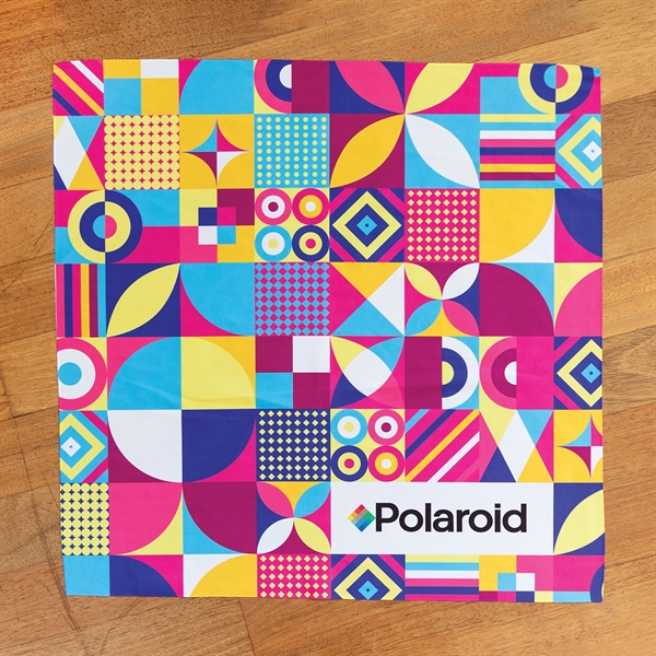 22" x 22" polyester sublimated bandanna with single sided print.... from ASI 90913 Terry Town