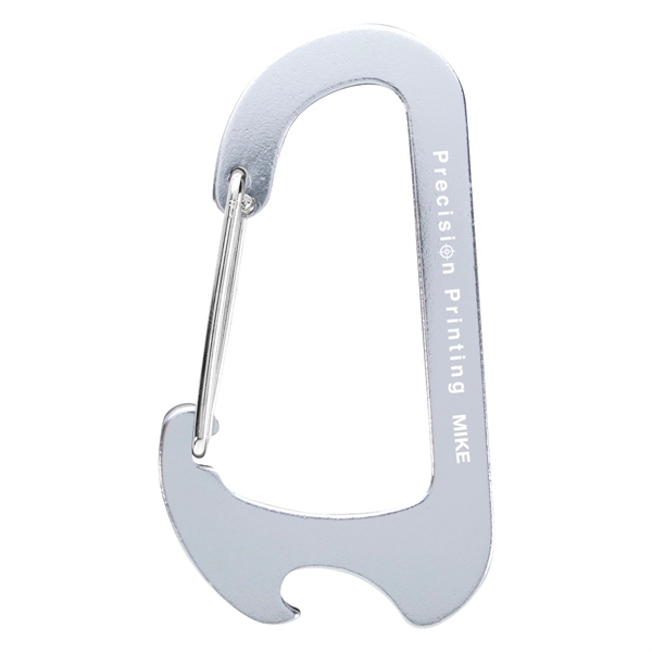 Flat carabiner that measures 1 3/4" x 3", is available in... from ASI 61125 Hit Promotional Products / Hit®