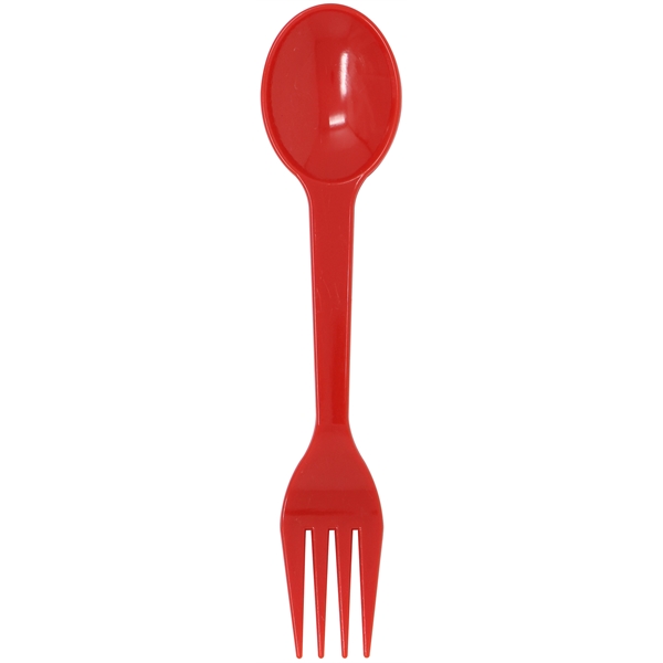 6.375" spork made of FDA approved plastic.... from ASI 59683 Harco Enterprises LTD