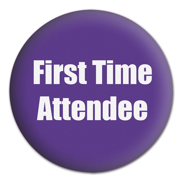 Button in a round shape measuring 2.25" diameter with a matte... from ASI 66390 LarLu