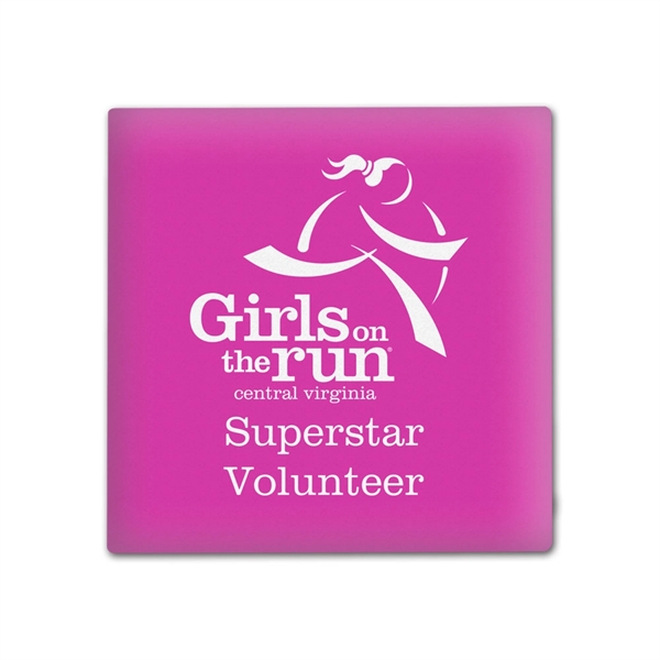 Button in a square shape measuring 2" with a beautiful matte... from ASI 66390 LarLu