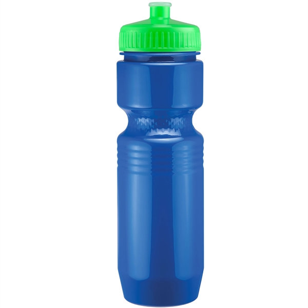 PET solid color sport bottle with push-pull lid that's BPA free... from ASI 43051 CPS / Keystone CPS CPS/Keystone