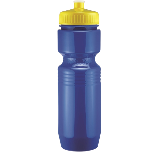 PET solid color sport bottle with push-pull lid that's BPA free... from ASI 43051 CPS / Keystone CPS CPS/Keystone