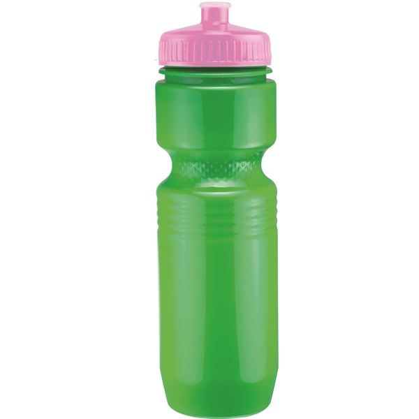 PET solid color sport bottle with push-pull lid that's BPA free... from ASI 43051 CPS / Keystone CPS CPS/Keystone