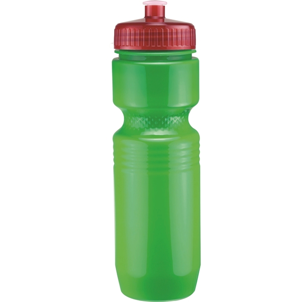 PET solid color sport bottle with push-pull lid that's BPA free... from ASI 43051 CPS / Keystone CPS CPS/Keystone