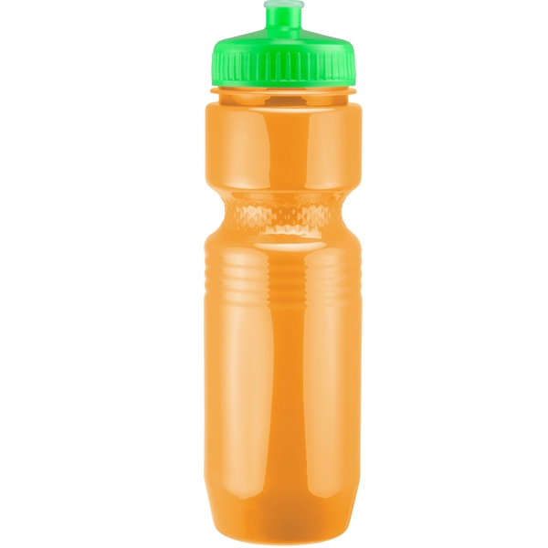 PET solid color sport bottle with push-pull lid that's BPA free... from ASI 43051 CPS / Keystone CPS CPS/Keystone
