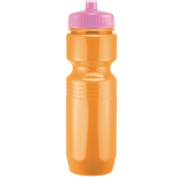 PET solid color sport bottle with push-pull lid that's BPA free... from ASI 43051 CPS / Keystone CPS CPS/Keystone